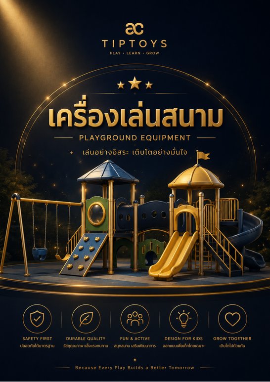 ปกแคตตาล็อกเครื่องเล่นสนาม