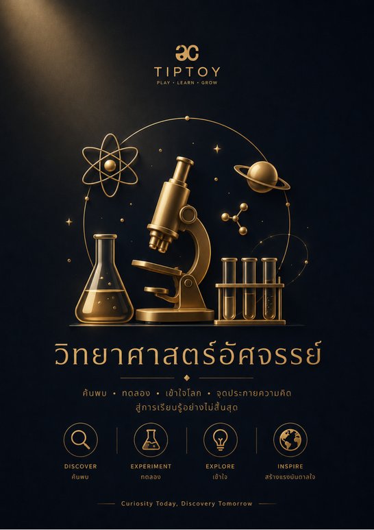 ปกแคตตาล็อกวิทยาศาสตร์อัศจรรย์